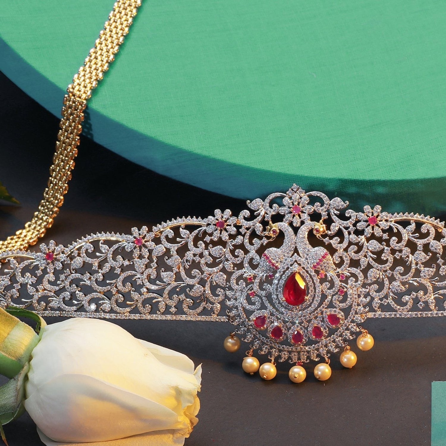 Aariya Nakshatra CZ Waist Band